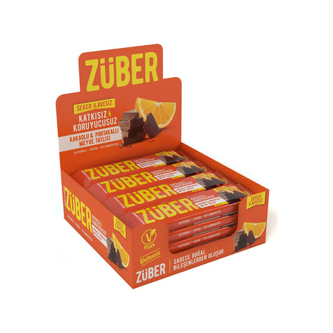 ZUBER Fruit Bar | Cacao & Orange
