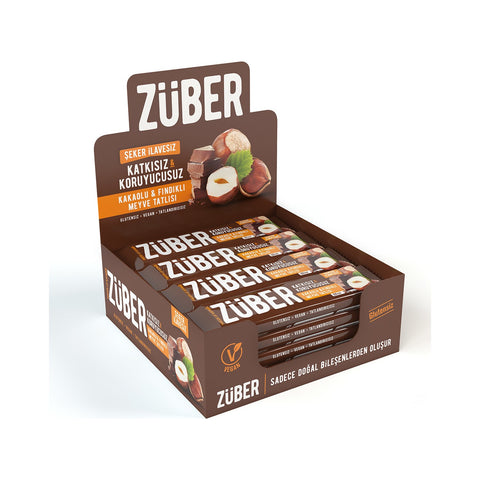 ZUBER Fruit Bar | Cacao & Hazelnut