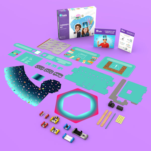 Twin Scinece | Curiosity Kit | Compatible with LEGO®️ | STEM learning | Arduino based | Robotics | Coding | Programming | 15 pilot do-it-yourself experiments