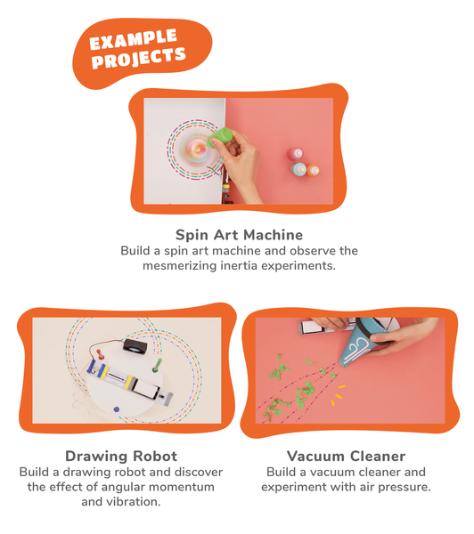 Twin Science | Robotic Art Kit | Compatibel met LEGO®️ | STEM-leren Arduino-gebaseerd