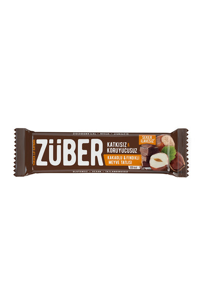 Zuber Fruitreep | Cacao & Hazelnoot 12 Stuks
