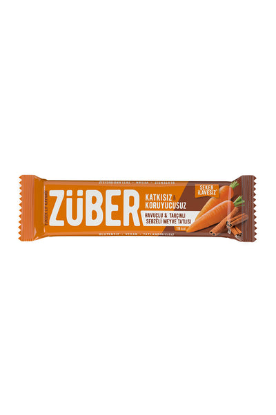 ZUBER Vegetable-Fruit Bar | Carrot & Cinnamon