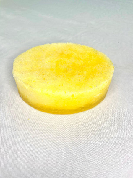 Sponge Bar Soap with Glycerine | Lemon | 100% Handmade | 1x175 gr