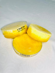 Limon Özlü Kendinden Lifli Sabun %100 El Yapımı Gliserinli 175 gr 1 adet