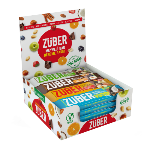 Zuber Fruitreep- Mix Pakket 12 stuks